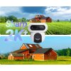 EZVIZ IP kamera H90 2K+/ duální/ PTZ/ Wi-Fi/ 2 x 4Mpix/ krytí IP65/ objektiv 2,8 + 6mm/ H.265/ IR přísvit až 30m/ bílá