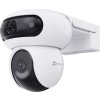 EZVIZ IP kamera H90 2K/ duální/ PTZ/ Wi-Fi/ 2 x 4Mpix/ krytí IP65/ objektiv 2,8 + 6mm/ H.265/ IR přísvit až 30m/ bílá