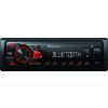 Pioneer MVH-230 autorádio s USB a Bluetooth s integrovaným mikrofonem červené