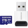 SAMSUNG PRO Plus MicroSDXC 1TB + USB Adaptér / CL10 UHS-I U3 / A2 / V30
