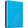 WD My Passport 4TB HDD / Externí / 2,5" / USB 3.0 / modrý