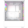 Gembird Fornax 4000 ARGB/Midi Tower/Transpar./Bílá