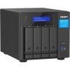 QNAP TVS-h474-PT-8G (2core 3,7GHz, ZFS, 8GB RAM, 4x SATA, 2x M.2 NVMe, 2x PCIe, 2x 2,5GbE, 1x HDMI)