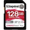 Kingston Canvas React Plus/SDXC/128GB/UHS-II U3 / Class 10