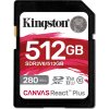 Kingston Canvas React Plus/SDHC/512GB/UHS-II U3 / Class 10