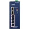 Planet IGS-624HPT Průmyslový Switch 4x 1Gb RJ-45 + 2x 1Gb SFP, PoE+ 802.3at 36/120W, IP40, DC12-56V, -40/+75°C, fanless