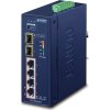 Planet IGS-624HPT Průmyslový Switch 4x 1Gb RJ-45 + 2x 1Gb SFP, PoE+ 802.3at 36/120W, IP40, DC12-56V, -40/+75°C, fanless