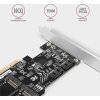 AXAGON PCES-SA4M2, PCIe řadič - 2x interní SATA 6G port + 2x SATA M.2 slot, ASM1164, SP & LP