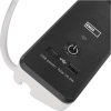 GoSmart prodlužovací kabel 2 m / 4 zásuvky / s vyp. / s USB / bílá-černá / PVC / 1,5 mm2