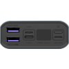 COLORWAY powerbanka/ 20 000mAh/ 2x USB QC3.0/ USB-C Power Delivery 20W/ Lighting/ LED/ Micro-USB/ Šedivá