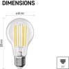 LED žárovka Filament A60 A CLASS / E27 / 7,2 W (100 W) / 1521 lm / teplá bílá