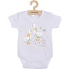 Dětské body s potiskem New Baby Husičky - krátký rukáv 62 (3-6m)
