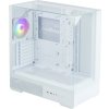 Zalman skříň P40 Prism / miniIT / 120mm ARGB fan / 2xUSB 3.0 / USB-C / panoramatická / bílá