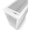 NZXT skříň H7 Flow edition / ATX / 3x 120 mm fan / USB-C / 2x USB / prosklená bočnice / mesh panel / bílá