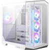 MSI skříň MAG PANO 100R PZ White/ bez zdroje/ levé a přední sklo/ 4x 120 mm A-RGB fan/ 1x USB-C/ 1x USB3.2/ bílá