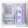 MSI skříň MAG PANO 100R PZ White/ bez zdroje/ levé a přední sklo/ 4x 120 mm A-RGB fan/ 1x USB-C/ 1x USB3.2/ bílá