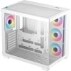 DEEPCOOL skříň CG530 4F ATX / 4x120mm ARGB fans / USB 3.0 / USB-C/ panoramatická / bílá