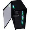 BitFenix skříň CETO / ATX / 4x 120mm FRGB fan / 2x USB 3.0 / USB-C / tvrzené sklo / černá
