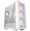 DEEPCOOL skříň CC560 MESH V2 / ATX / 4x120 mm fan ARGB / USB 3.0 / USB 2.0 / mesh panel / bílá