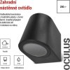 Zahradní nástěnné svítidlo OCULUS, 8,8 x 6,7 x 8 cm, 1 x GU10, 35 W