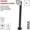 LED zahradní sloupkové svítidlo NIKA, 16,5 x 12 x 80 cm, 12,5 W, teplá bílá