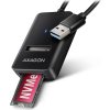 AXAGON USB-A adaptér pro připojení M.2 NVMe SSD / ADM2-AM / USB-A / USB 3.2 Gen2 / USB-A kabel 10cm