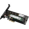 AXAGON slot adaptér do PCIe x4 na M.2 NVMe M-KEY nebo SATA B-KEY vč. chladiče / PCEM2-DC / low-profile
