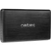 Externí box pro HDD 3,5" USB 3.0 Natec Rhino, černý,  včetně napájecího adaptéru