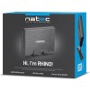 Externí box pro HDD 3,5" USB 3.0 Natec Rhino, černý,  včetně napájecího adaptéru