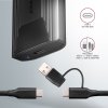 AXAGON box THIN pro M.2 NVMe SSD / EEM2-GTS2 / USB-C / USB 3.2 Gen2 / až 10 Gbit/s / kabel 50cm