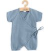 Kojenecký letní mušelínový overal New Baby blue 56 (0-3m)