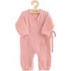Kojenecký mušelínový overal New Baby pink 62 (3-6m)