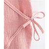 Kojenecký mušelínový overal New Baby pink 62 (3-6m)