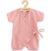 Kojenecký letní mušelínový overal New Baby pink 74 (6-9m)