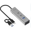 i-tec univerzální nabíjecí Metal HUB 2x USB-C + 2x USB-A Port, PD 85W