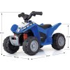 Elektrická čtyřkolka Milly Mally Honda ATV modrá