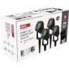 GoSmart venkovní LED bodové světlo, startovací sada, 4 díly, 7 W, RGBIC stmívatelné, WiFi