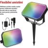 GoSmart venkovní LED reflektor, startovací sada, 3 díly, 14 W, RGBIC stmívatelné, WiFi