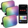 GoSmart venkovní LED reflektor, startovací sada, 3 díly, 14 W, RGBIC stmívatelné, WiFi