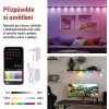 GoSmart LED bodové svítidlo – řetěz 255 cm, 12 dílů, 7 W, RGBIC+CCT, stmívatelné, WiFi