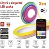 GoSmart ohebný LED pásek NEON bílý, 3 m, 24 W, RGBIC stmívatelný, WiFi