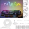 GoSmart ohebný LED pásek NEON bílý, 3 m, 24 W, RGBIC stmívatelný, WiFi