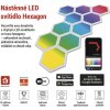 GoSmart LED svítidlo Hexagon, startovací sada, 10 dílů, 19 W, RGBIC stmívatelné, WiFi