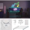 GoSmart LED svítidlo Hexagon, startovací sada, 10 dílů, 19 W, RGBIC stmívatelné, WiFi