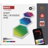 GoSmart LED svítidlo Hexagon, rozšiřující sada, 3 díly, 1,8 W, RGBIC stmívatelné, WiFi