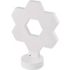 GoSmart LED stolní lampa Hexagon bílá, 6 dílů, RGBIC stmívatelná, WiFi