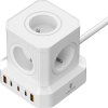 Síťový adaptér Viking ACT55/Output: 5xAC, 2xUSB-A, 3xUSB-C/výkon až 4000W