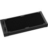 DEEPCOOL vodní chladič LE240 V2 / 2x120 PWM ARGB fan / displej / černý