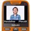EVOLVEO EasyPhone XR, mobilní telefon pro seniory s nabíjecím stojánkem, oranžový