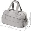1650/02 TORBA DLA MAMY PODRÓŻNA SZARA